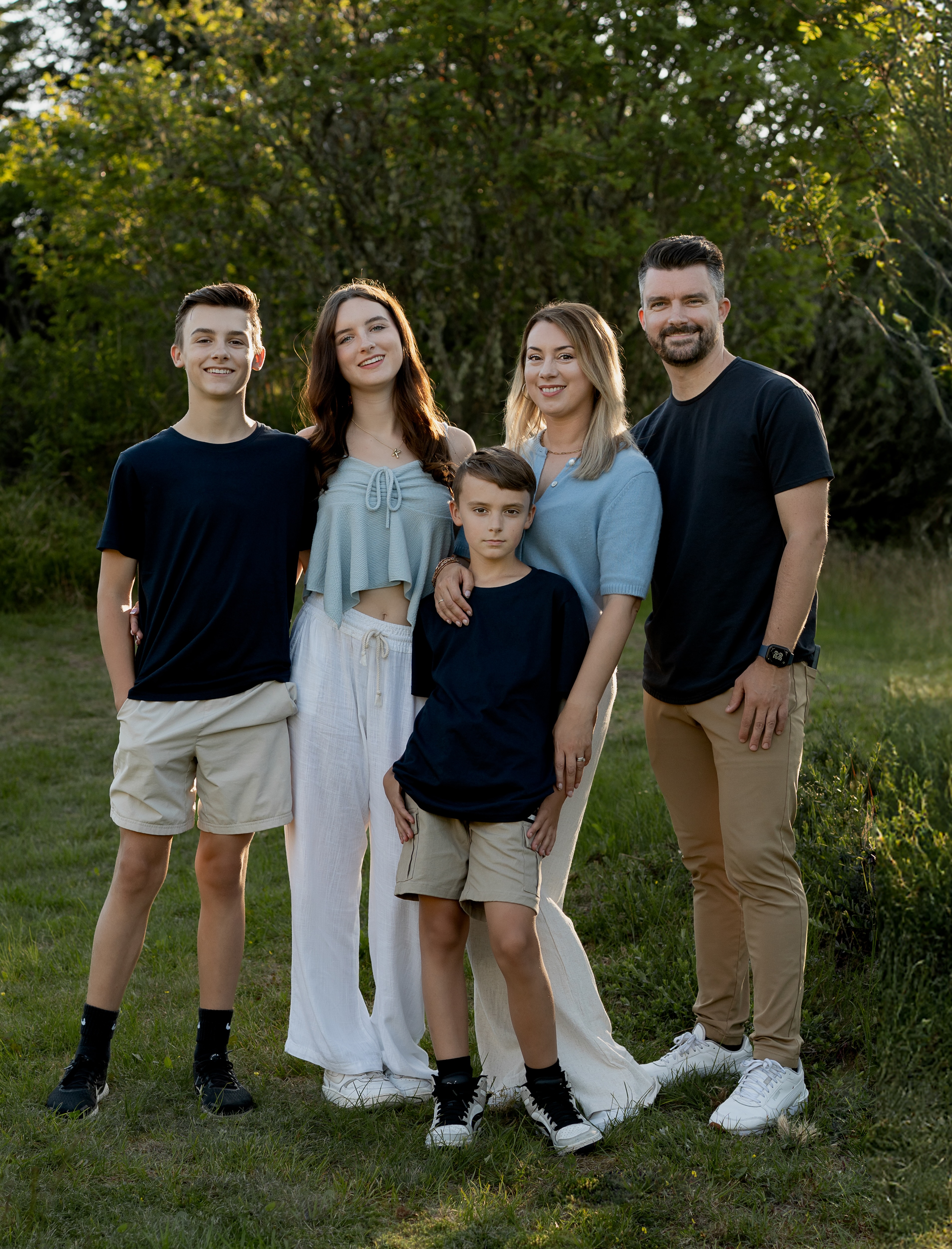 Patrick Adams and family